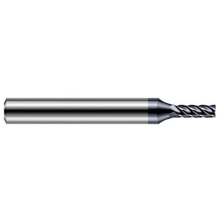 Harvey Tool 0.0390 in. 1 mm dia. x 0.2030 in. 13/64 Carbide Square End Mill for Hard Milling, 5 Flutes 885239-C6